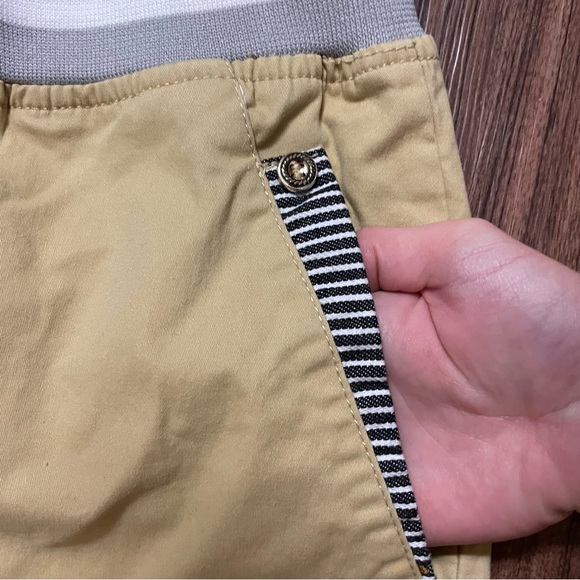 Tansozer Men’s Khaki Casual Shorts With Elastic Waistband And Drawstring New - Picture 7 of 15